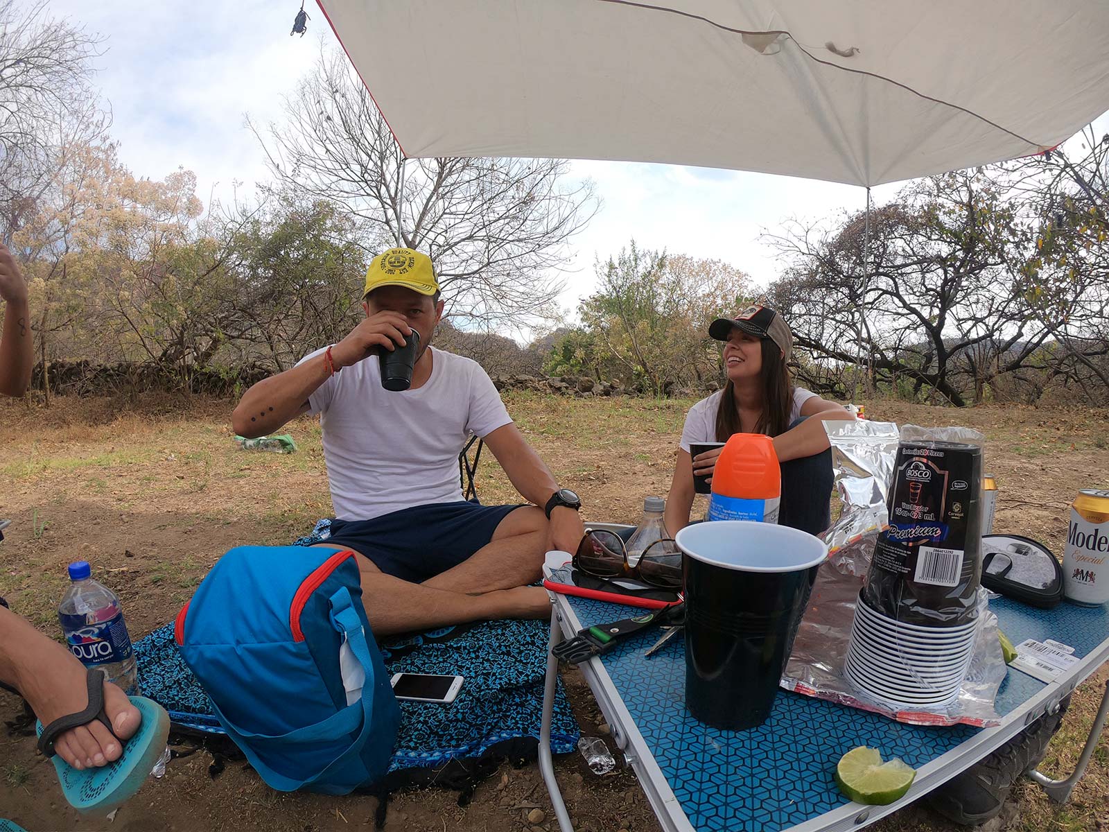 Una tranquila tarde acampando en Xopilco para acampar cerca de cdmx