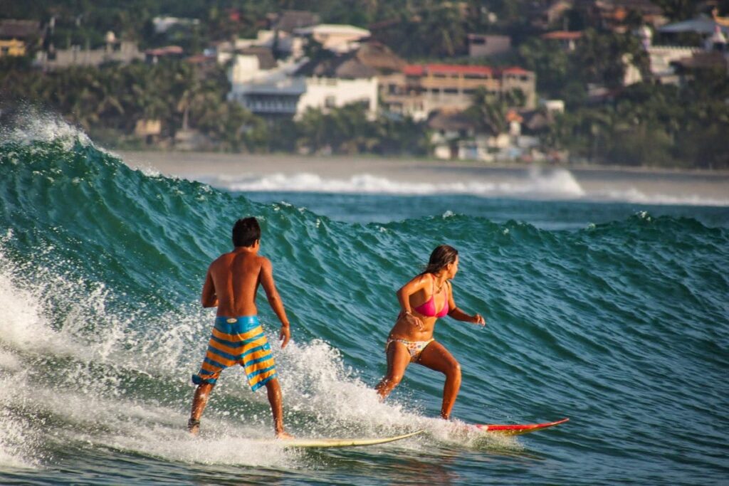 Hang 10 in Puerto Escondido at Zicatela Beach