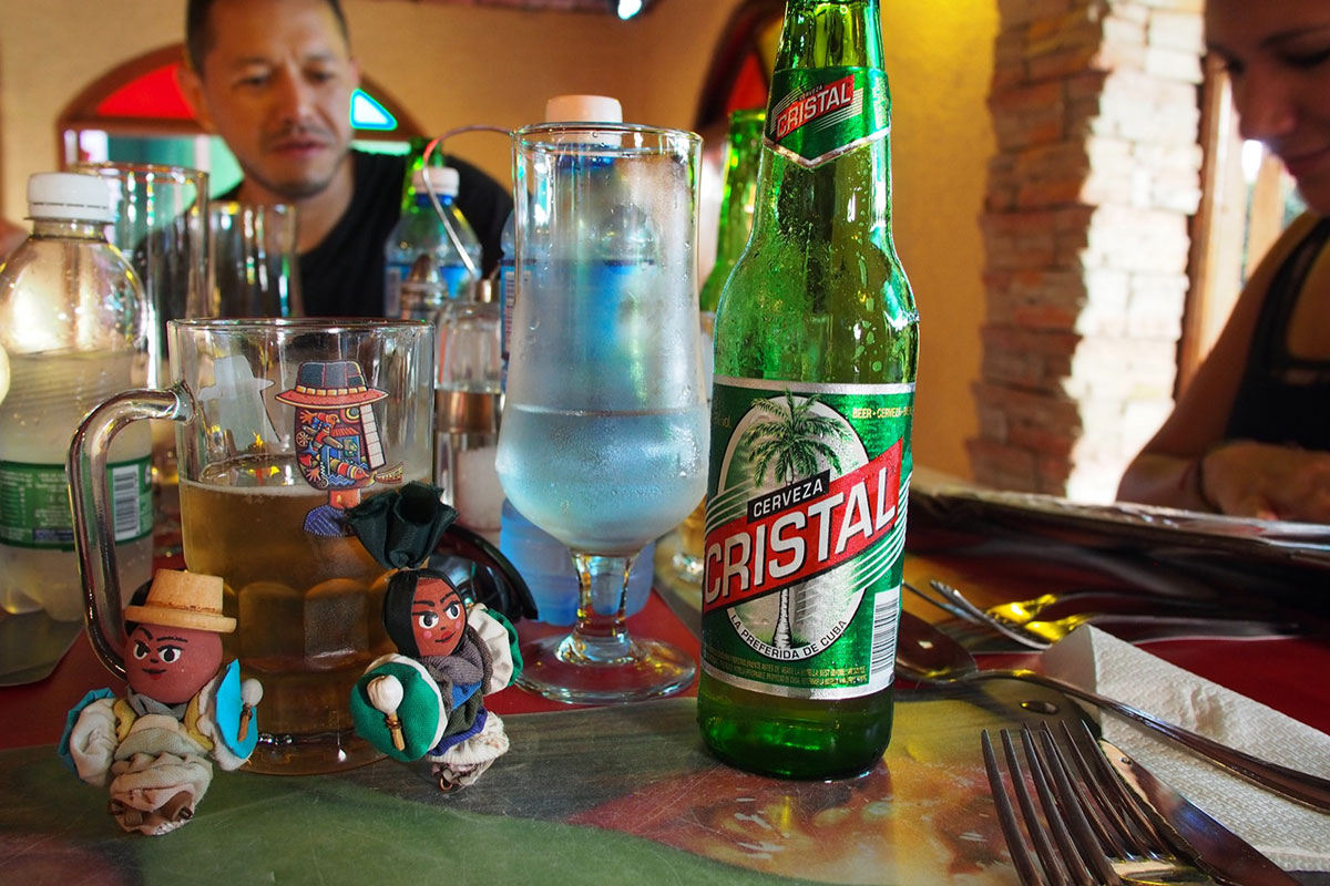 La cerveza Cristal, no es la mejor pero refresca del calor